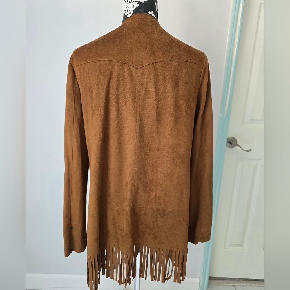 BCBGeneration Brown Suede Jacket - Picture 12 of 16